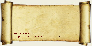 Jasmina Zebić vizit kartica